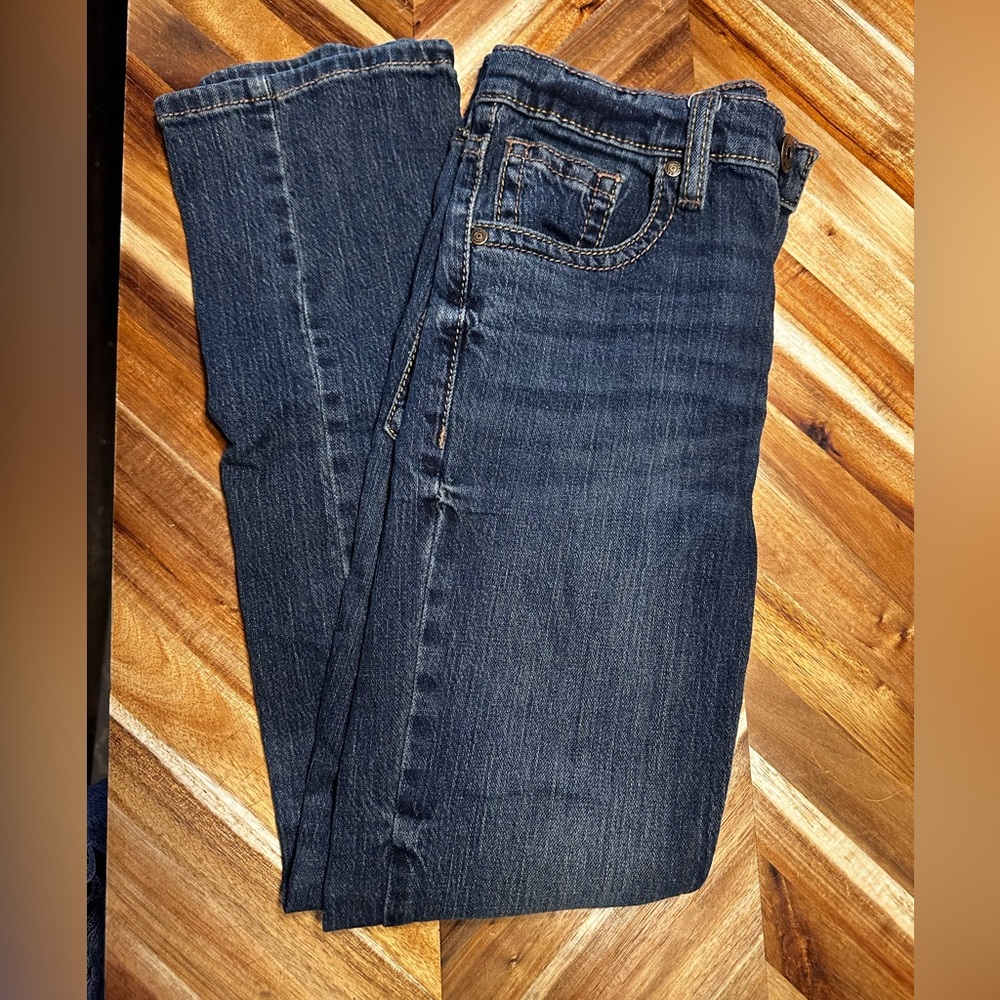Boys NWOT Cody James Bootcut Dark Blue Denim Jeans Size 14 R Adjustable Waist